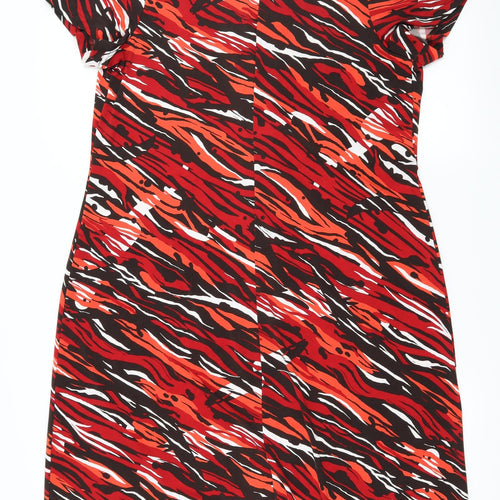 Wardrobe Womens Red Striped  A-Line  Size 16