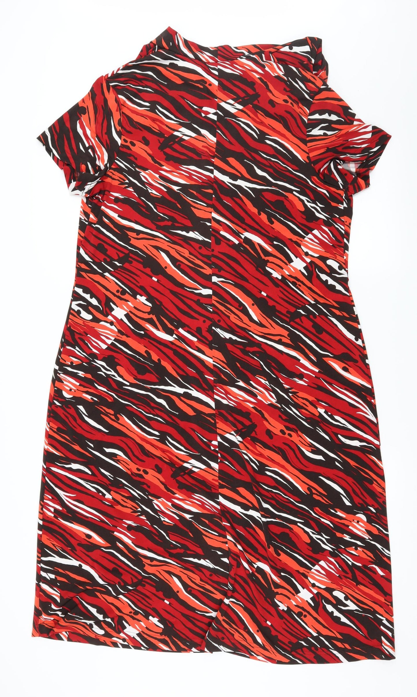 Wardrobe Womens Red Striped  A-Line  Size 16