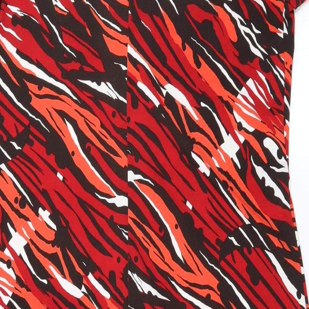 Wardrobe Womens Red Striped  A-Line  Size 16