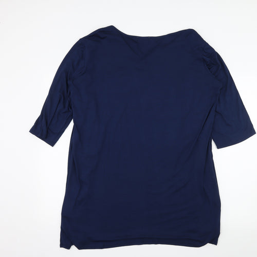 Gabrielle Vicenza Womens Blue  Jersey A-Line  Size 16  - Layered