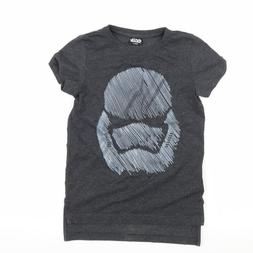 NEXT Boys Grey  Jersey Basic T-Shirt Size 5 Years  - Storm Trooper