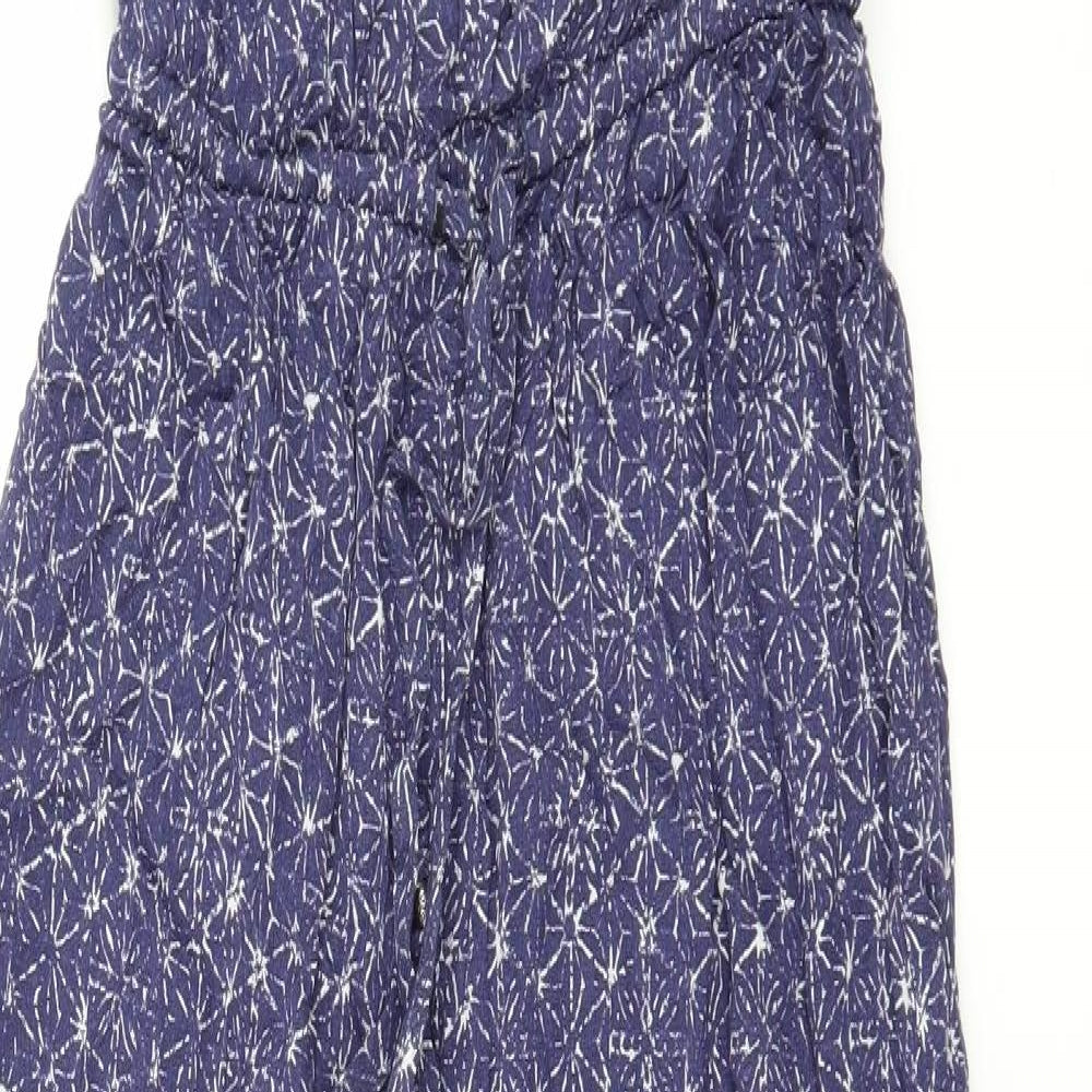 New Look Womens Blue Geometric  Maxi  Size 8
