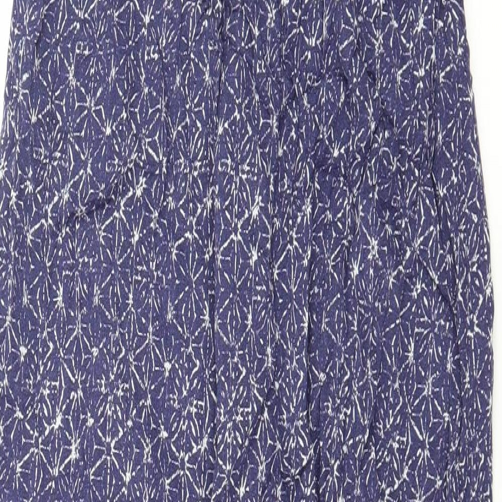 New Look Womens Blue Geometric  Maxi  Size 8