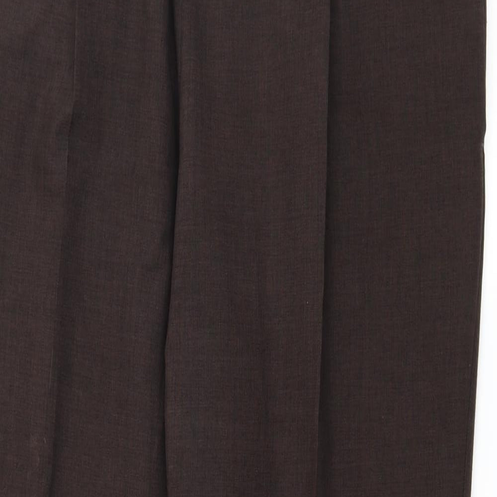 Marks and Spencer Womens Brown   Trousers  Size 16 L28 in
