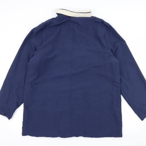 Gabrielle Vicenza Womens Blue   Overcoat Coat Size 16