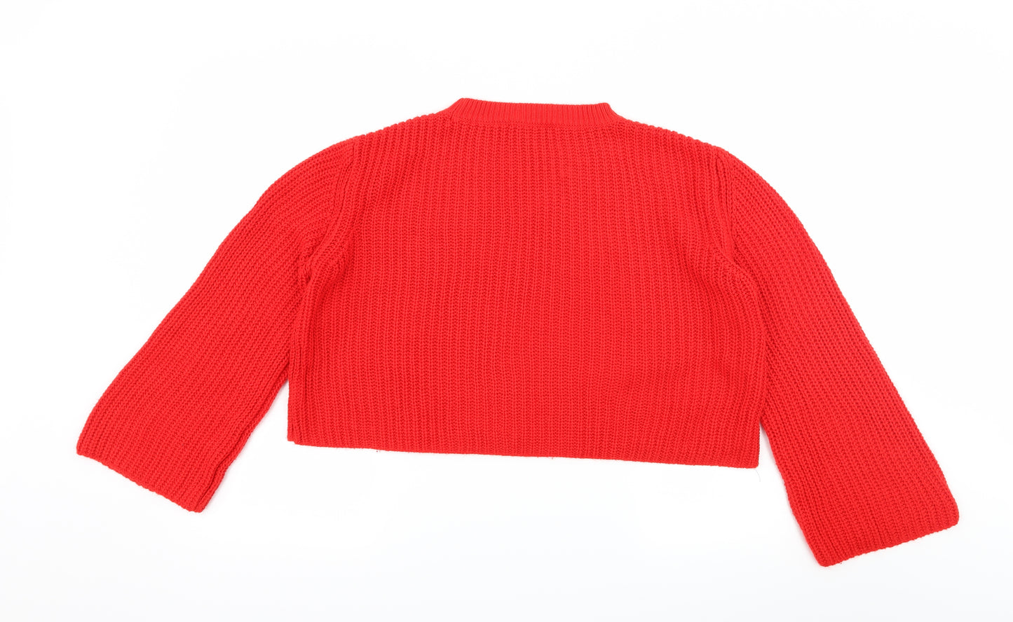 Primark Womens Red  Knit Pullover Jumper Size 6