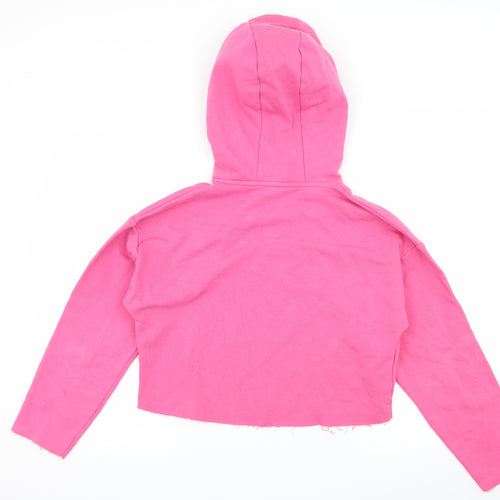 George Womens Pink  Jersey Pullover Hoodie Size S
