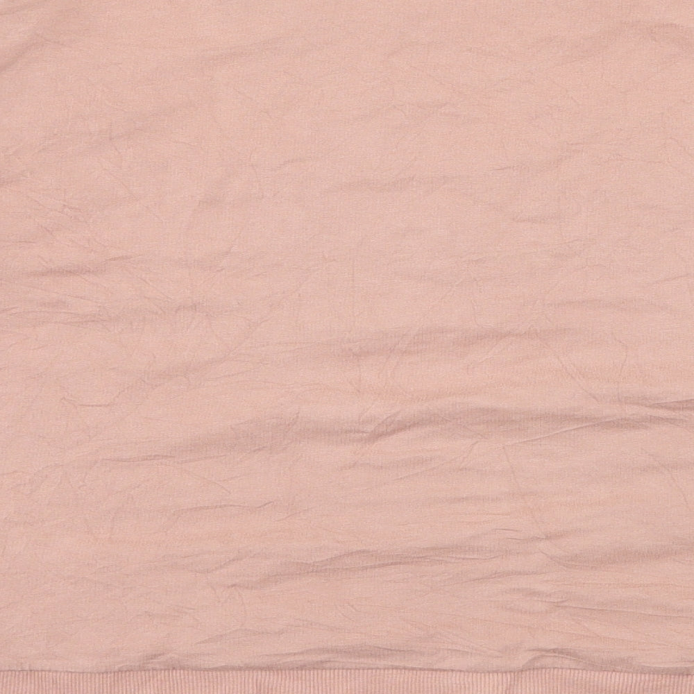 H&M Womens Pink  Jersey Pullover Sweatshirt Size M  - Seoul