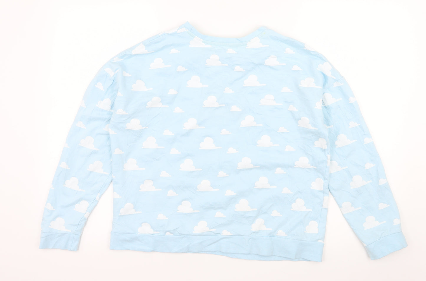 Jennyfer Womens Blue Geometric Jersey Top Pyjama Top Size S  - Toy Story