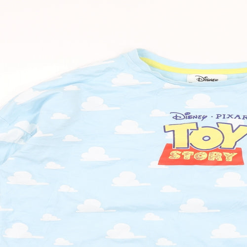Jennyfer Womens Blue Geometric Jersey Top Pyjama Top Size S  - Toy Story