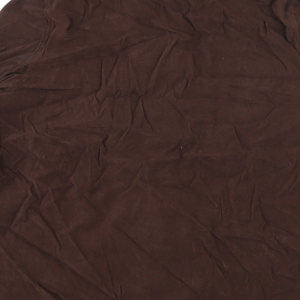 Preworn Womens Brown   Basic Button-Up Size 14