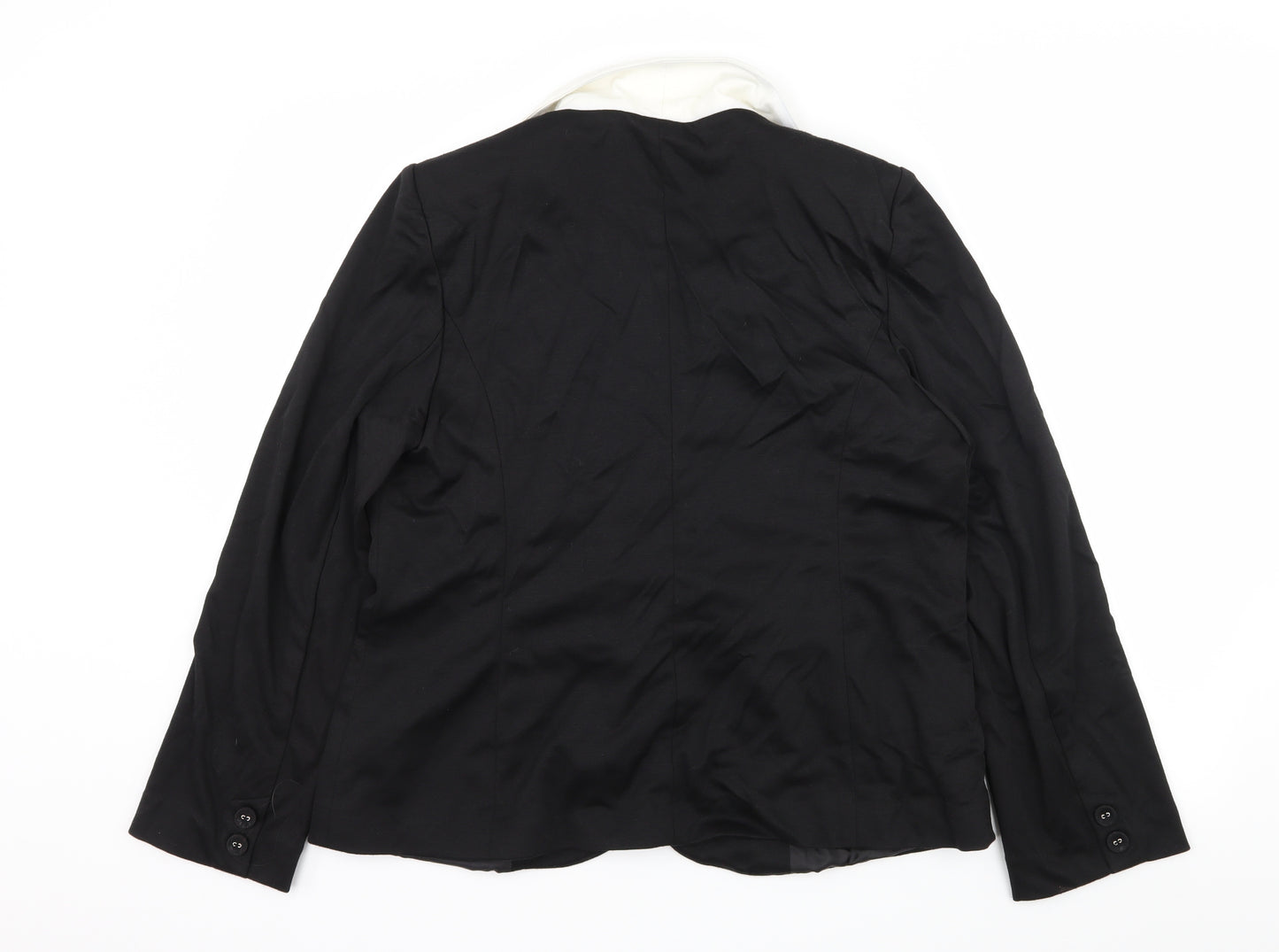 Peacocks Womens Black   Jacket Blazer Size 18