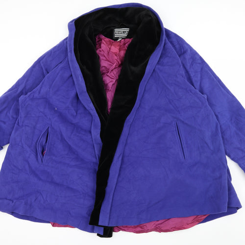 Private Line Womens Blue   Overcoat Coat Size 12