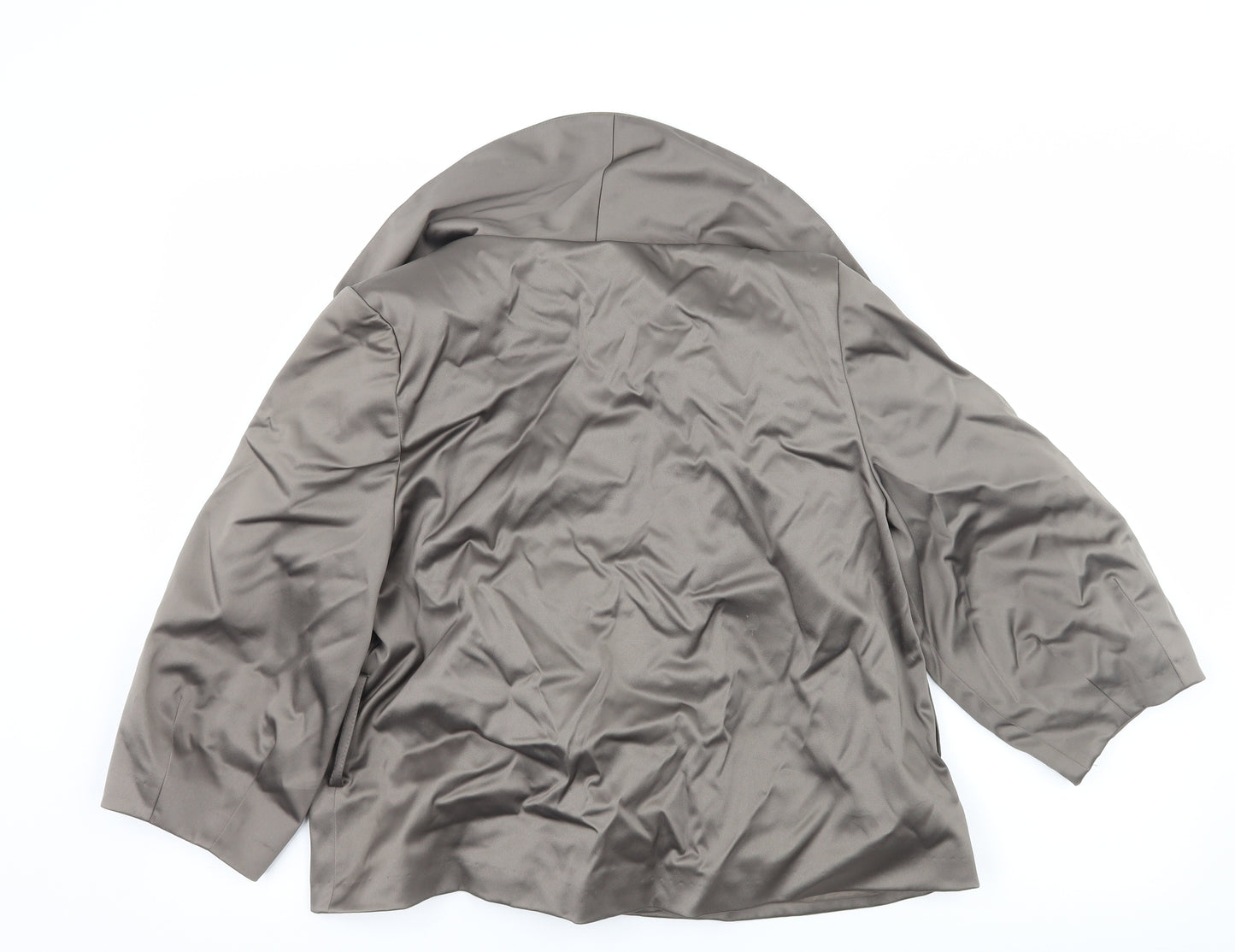 Atmosphere Womens Grey  Satin Jacket  Size 14