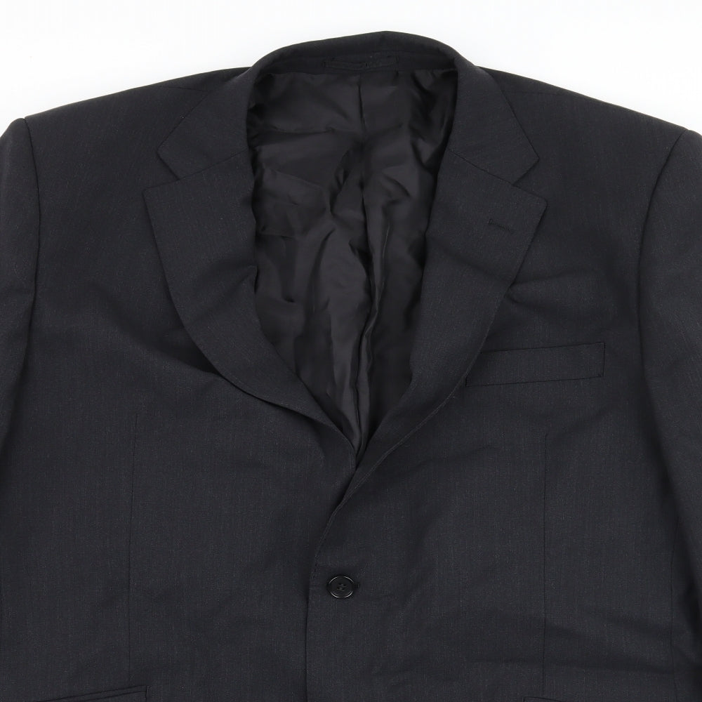 Peter Drew Contracts Mens Grey   Jacket Suit Jacket Size XL