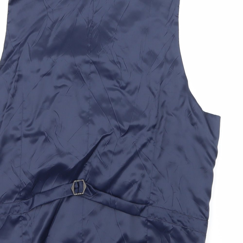 Marks and Spencer Mens Blue   Jacket Waistcoat Size M