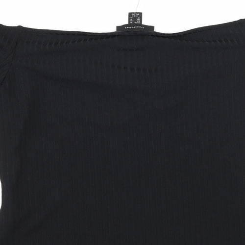 Atmosphere Womens Black  Jersey Basic T-Shirt Size 20