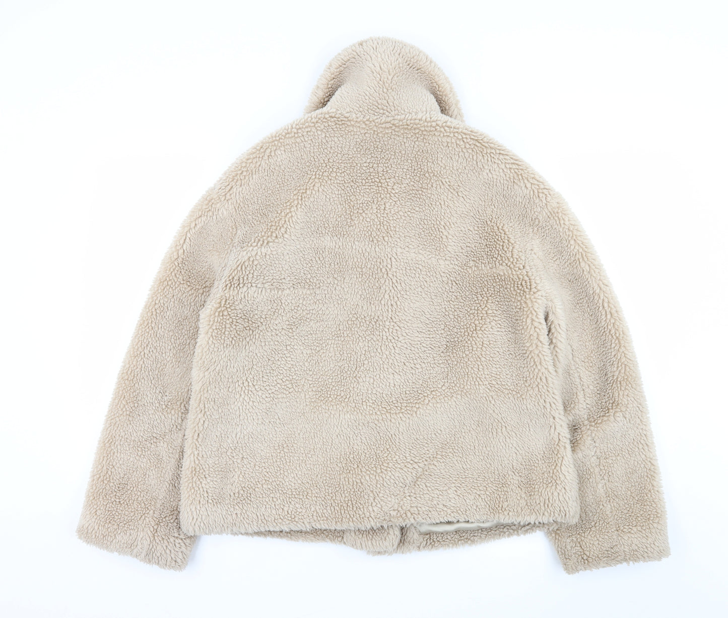 Zara Womens Brown   Pea Coat Coat Size S  - Sherpa