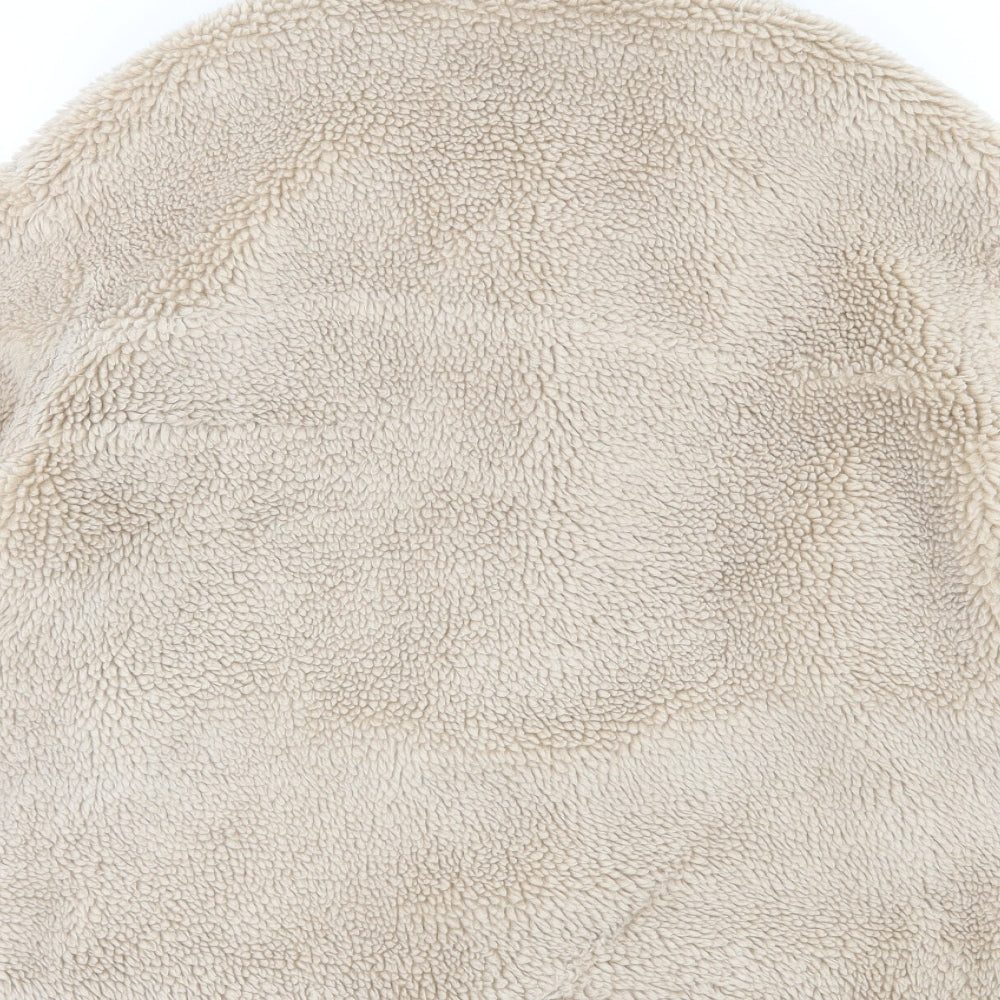Zara Womens Brown   Pea Coat Coat Size S  - Sherpa