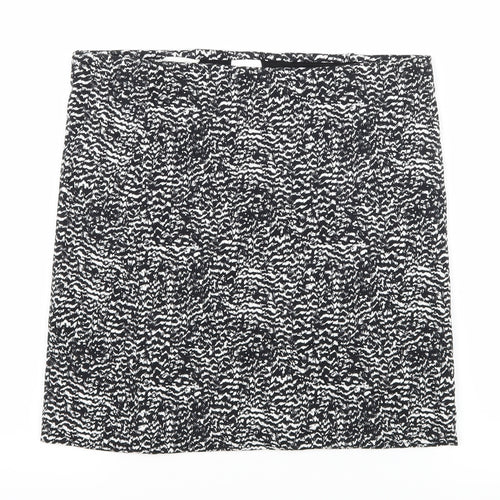 H&M Womens Grey  Jersey Mini Skirt Size S