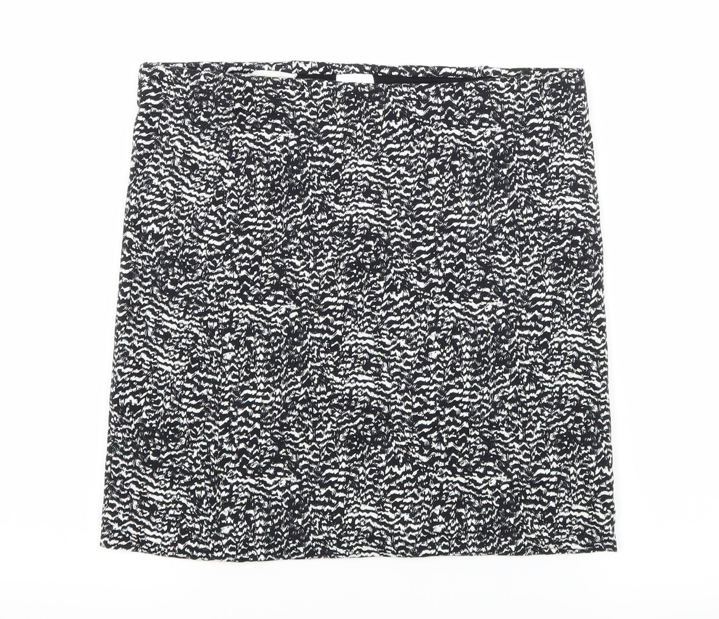 H&M Womens Grey  Jersey Mini Skirt Size S