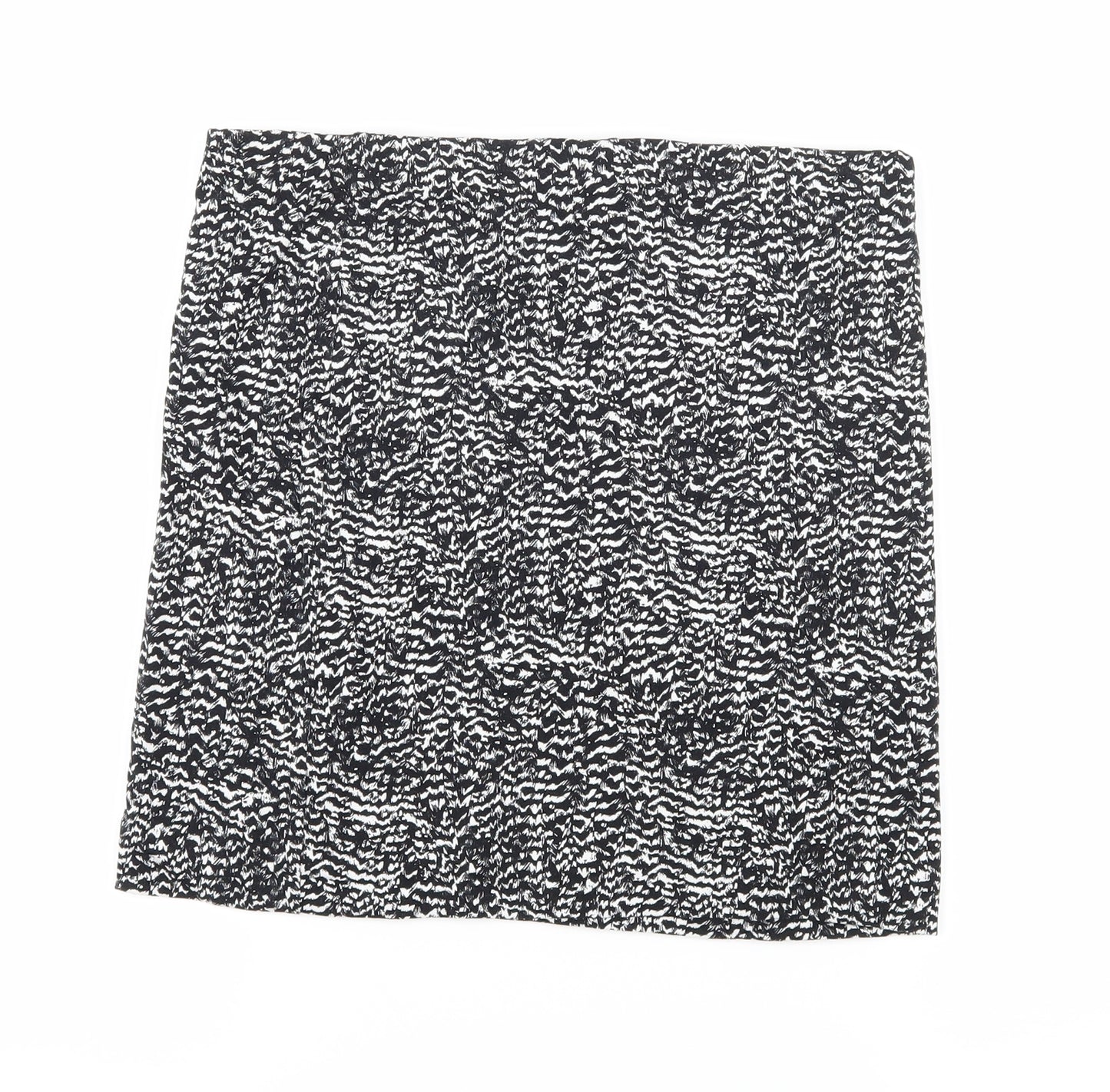 H&M Womens Grey  Jersey Mini Skirt Size S