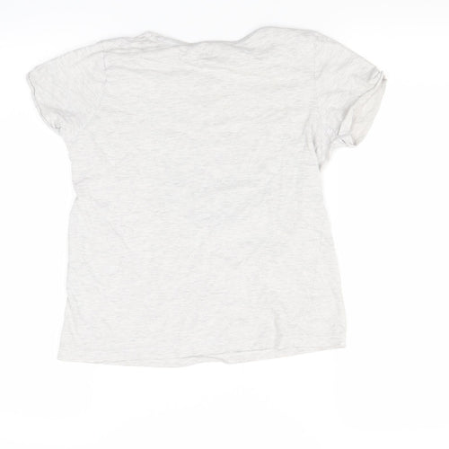 prim Girls Grey   Basic T-Shirt Size 10 Years