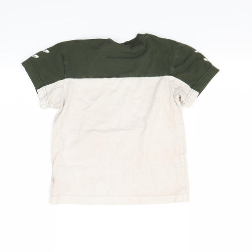 adidas Boys Green   Basic T-Shirt Size 5 Years