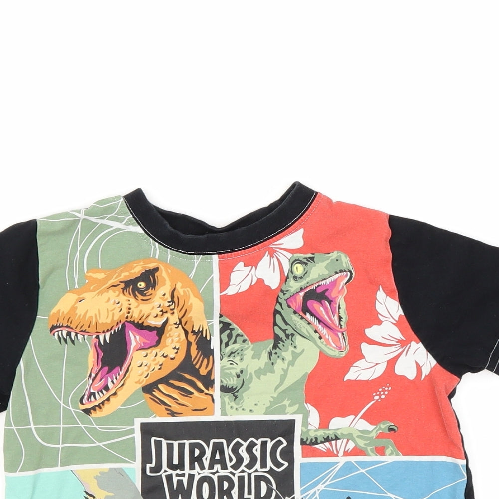 Preworn Boys Black   Basic T-Shirt Size 3-4 Years