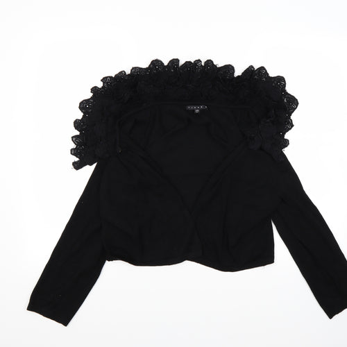 Tiana B Womens Black   Cardigan Jumper Size L