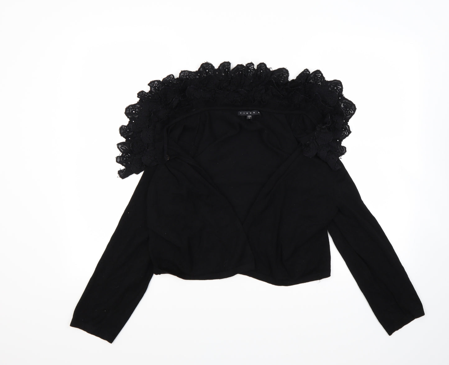 Tiana B Womens Black   Cardigan Jumper Size L
