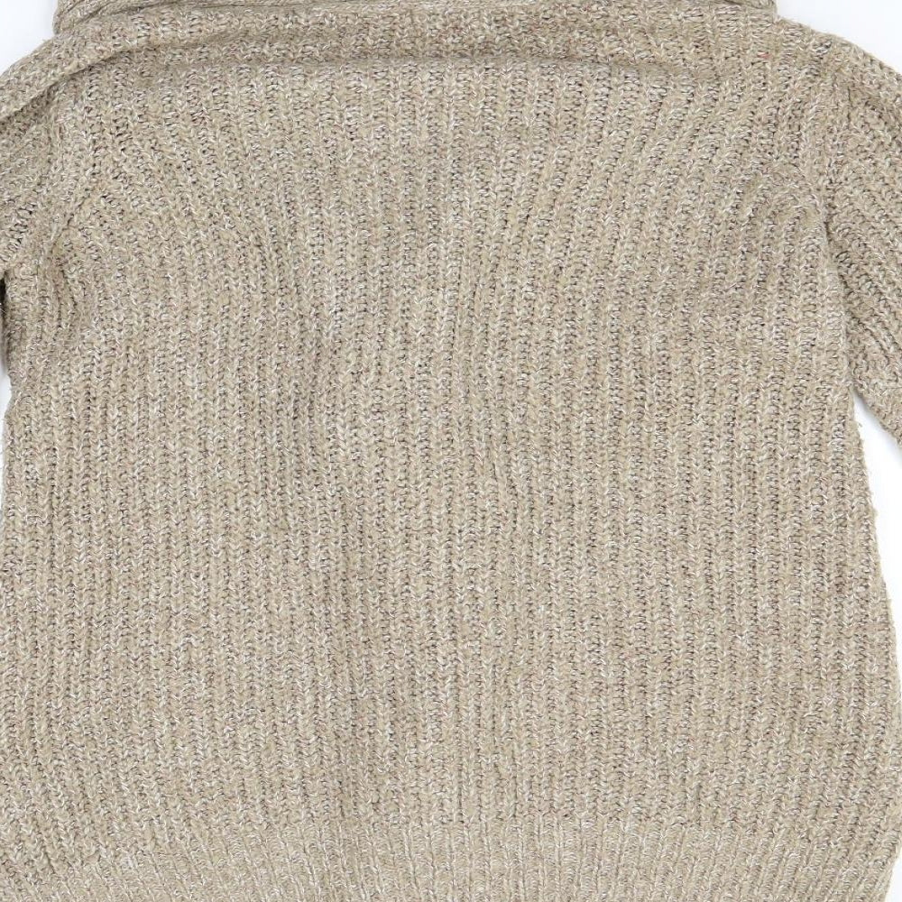 F&F Womens Beige   Cardigan Jumper Size 14
