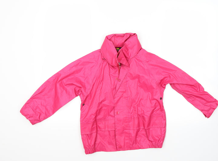 wetplay Girls Red   Basic Coat Coat Size 3-4 Years