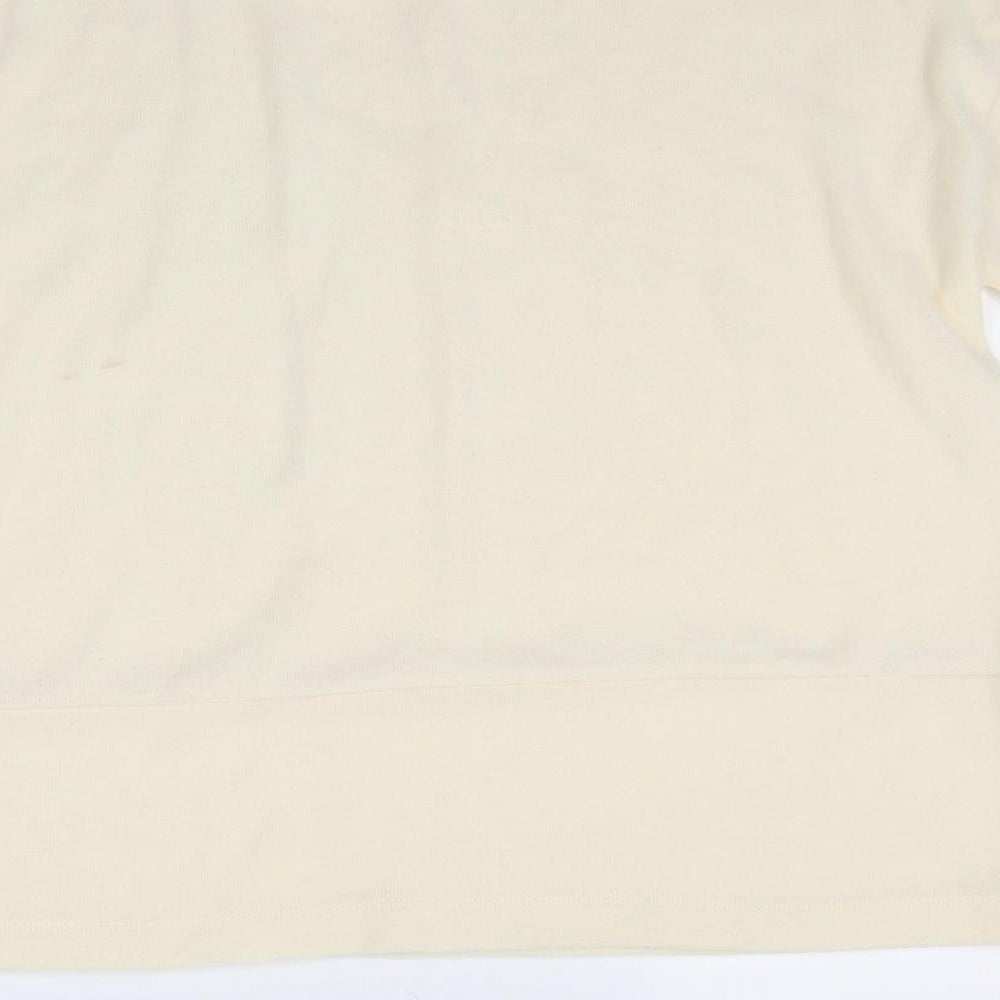 TU Womens Ivory  Fleece Pullover Jumper Size 12
