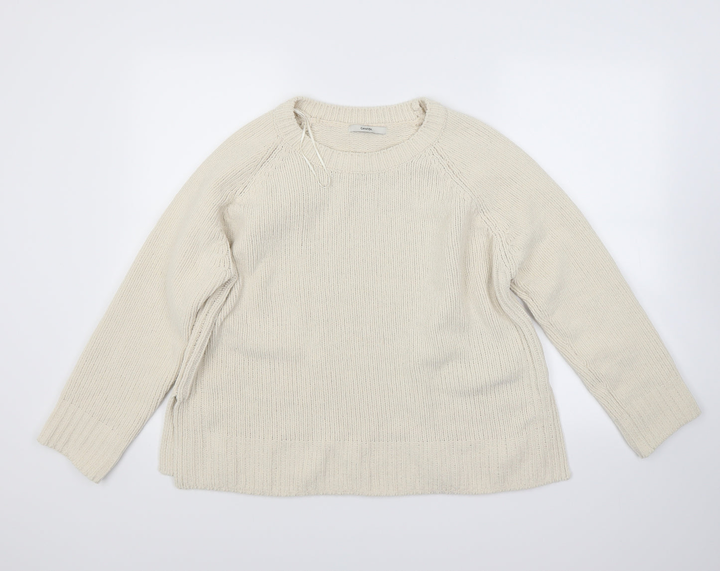 George Womens Beige   Pullover Jumper Size 16