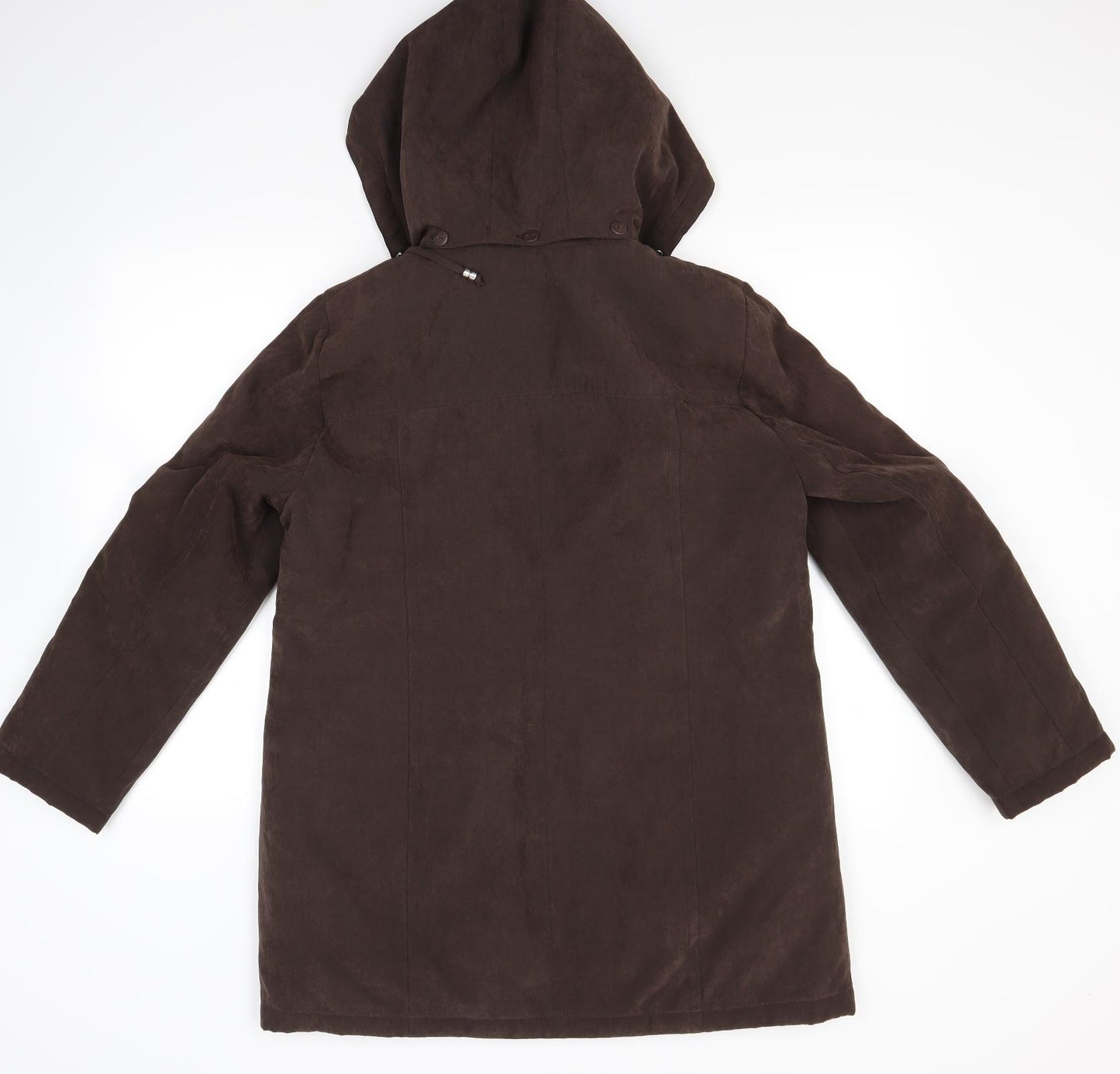 BM Womens Brown   Overcoat Coat Size S