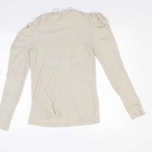 George Womens Beige   Pullover Jumper Size M