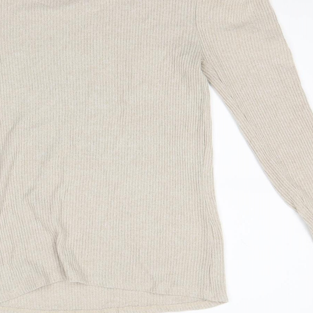 George Womens Beige   Pullover Jumper Size M
