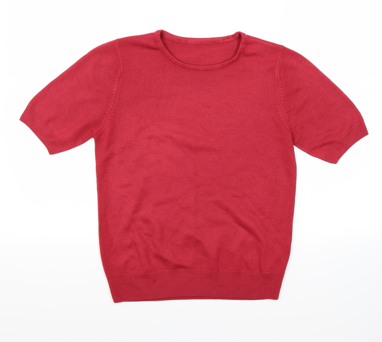 Marks and Spencer Womens Red   Pullover Jumper Size 8