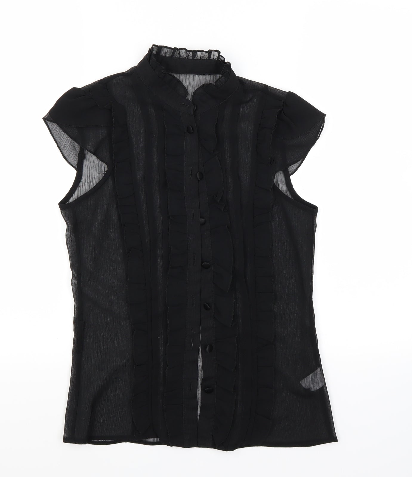 New Look Womens Black   Basic Blouse Size 8