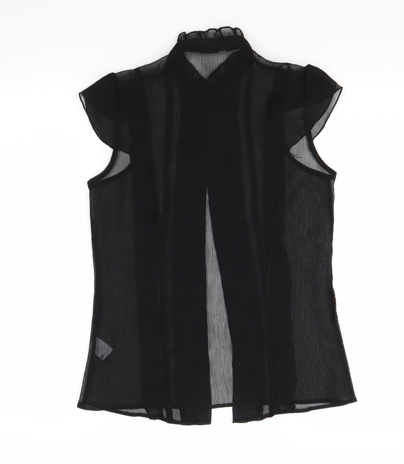 New Look Womens Black   Basic Blouse Size 8