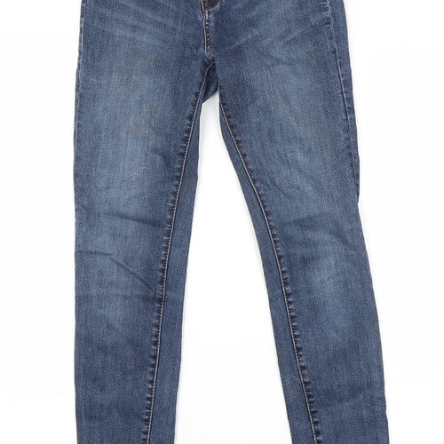 Preworn Womens Blue  Denim Skinny Jeans Size 8 L27 in