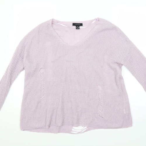 Atmosphere Womens Purple   Pullover Jumper Size M