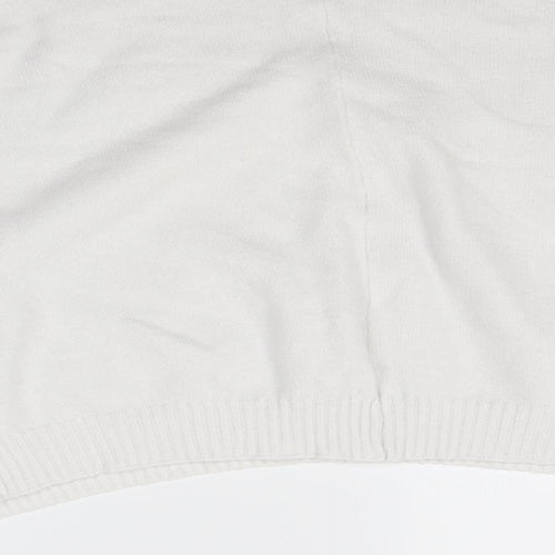 Preworn Womens White   Pullover Jumper Size M