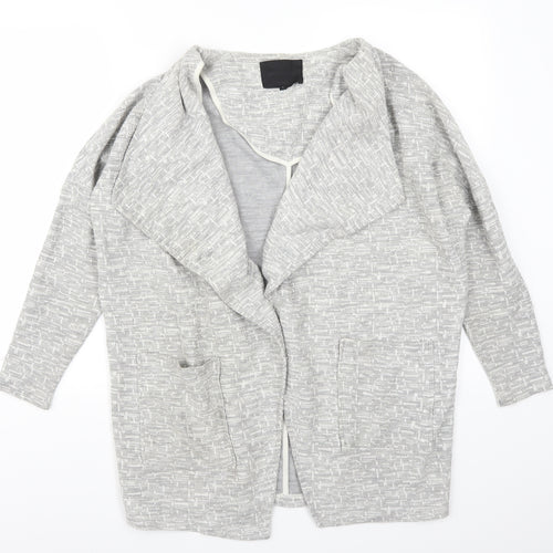 River Island Womens Grey   Jacket Coatigan Size 8