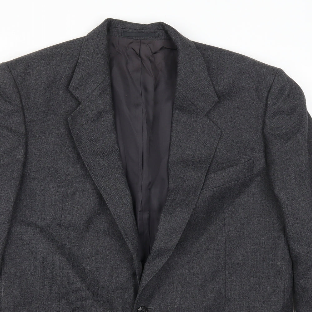 St Michael Mens Grey   Jacket Suit Jacket Size 42