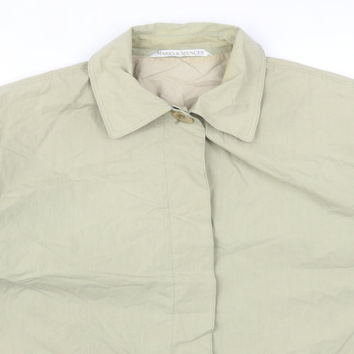 Marks and Spencer Womens Green   Jacket Coat Size 12