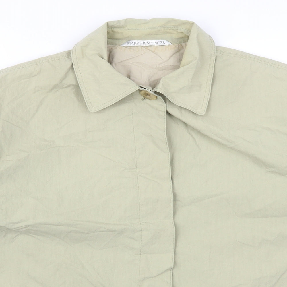 Marks and Spencer Womens Green   Jacket Coat Size 12