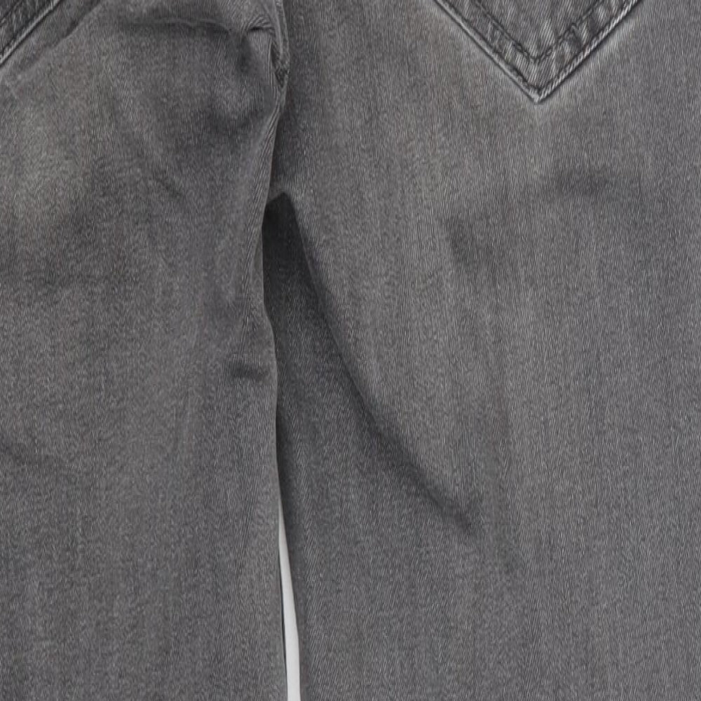 George Mens Grey  Denim Straight Jeans Size 34 L29 in