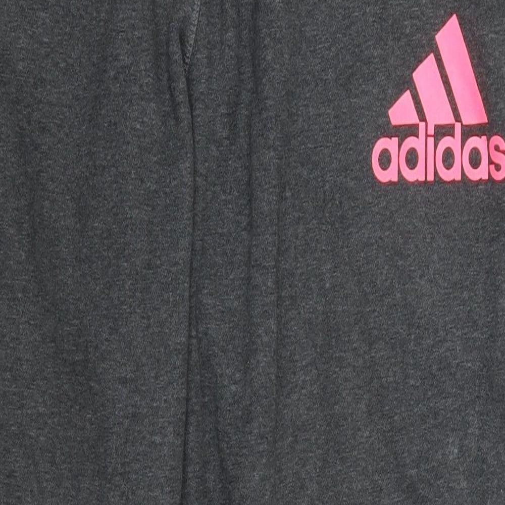 adidas Womens Grey   Sweatpants Trousers Size 16 L30 in